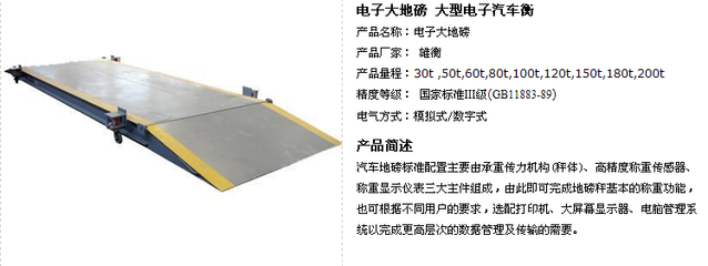 SCS-XH-A-100噸電子地磅 上海雄衡電子科技的精準(zhǔn)稱重解決方案